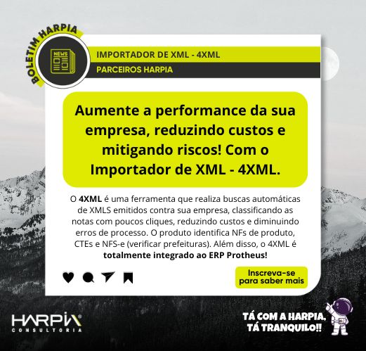 Parceiros Harpia – 4XML – Importador de XML