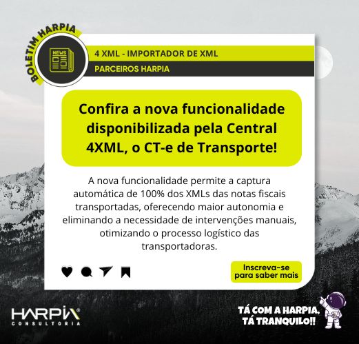 Parceiros – Nova Funcionalidade do 4XML: CT-e de Transporte