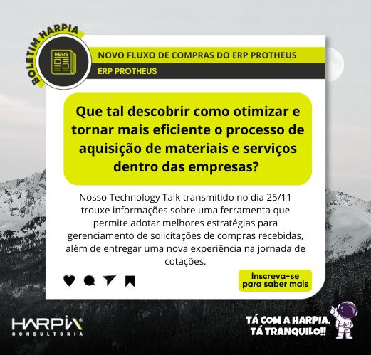 Technology Talk – Novo Fluxo de Compras do ERP Protheus®